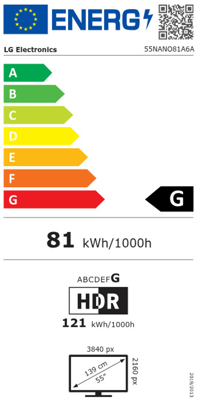 TV LG 55NANO81A6A 55'' Smart 4K AI